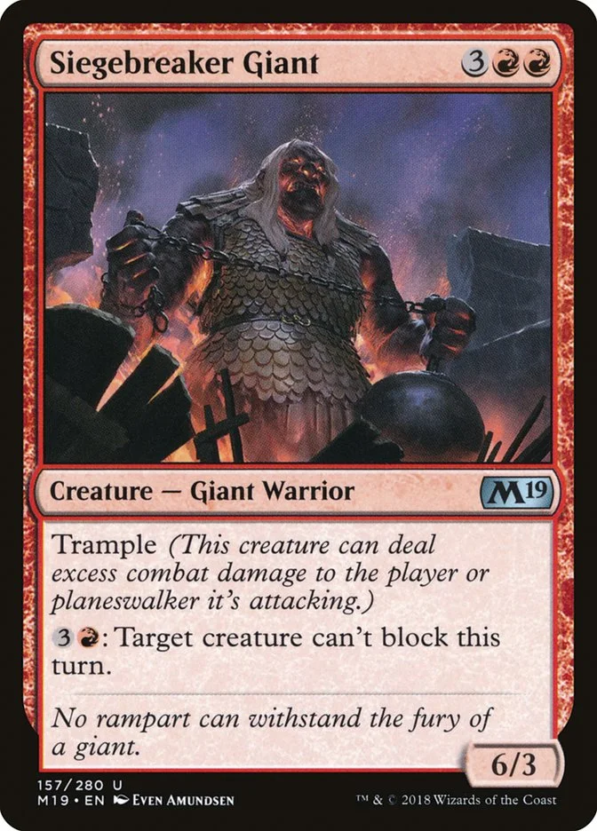 Siegebreaker Giant 「M19/157」「EN」