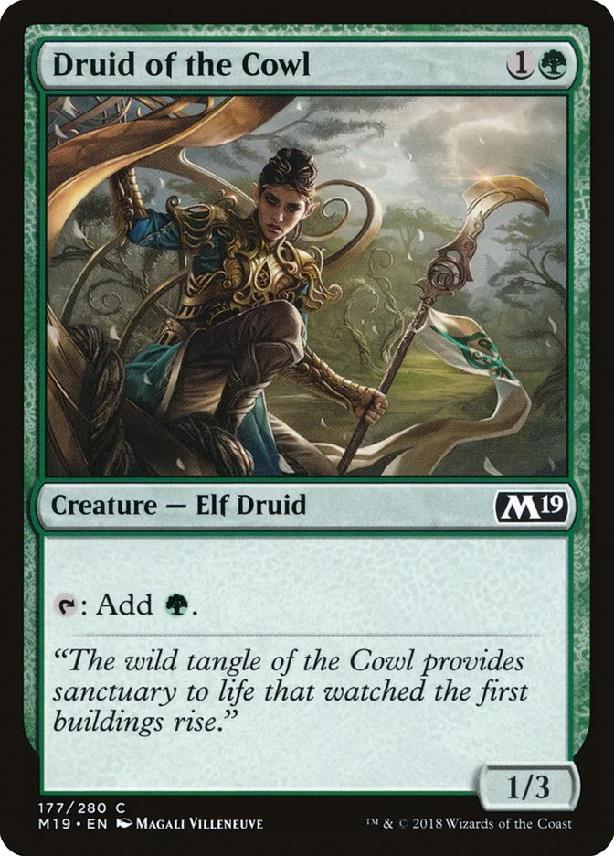 Druid of the Cowl 「M19/177」「EN」
