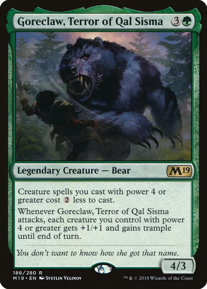 Goreclaw, Terror of Qal Sisma 「M19/186」「EN」