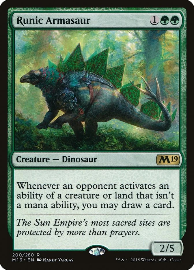 Runic Armasaur 「M19/200」「EN」