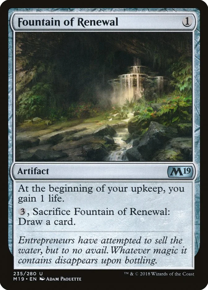 Fountain of Renewal 「M19/235」「EN」