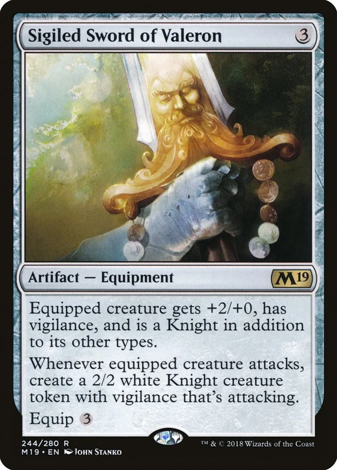 Sigiled Sword of Valeron 「M19/244」「EN」