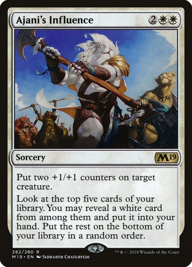 Ajani's Influence 「M19/282」「EN」