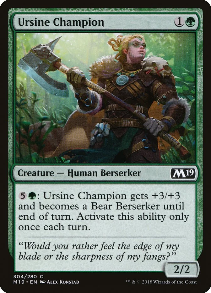Ursine Champion 「M19/304」「EN」