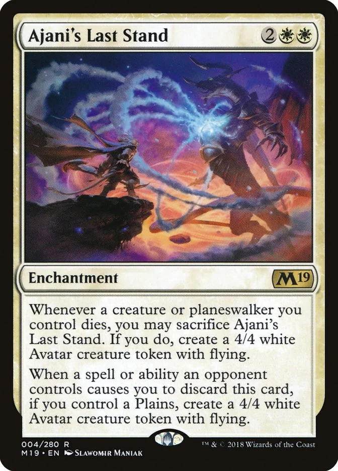 Ajani's Last Stand 「M19/4」「EN」