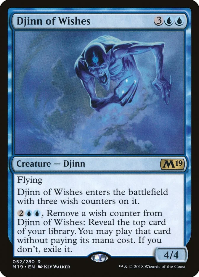 Djinn of Wishes 「M19/52」「EN」