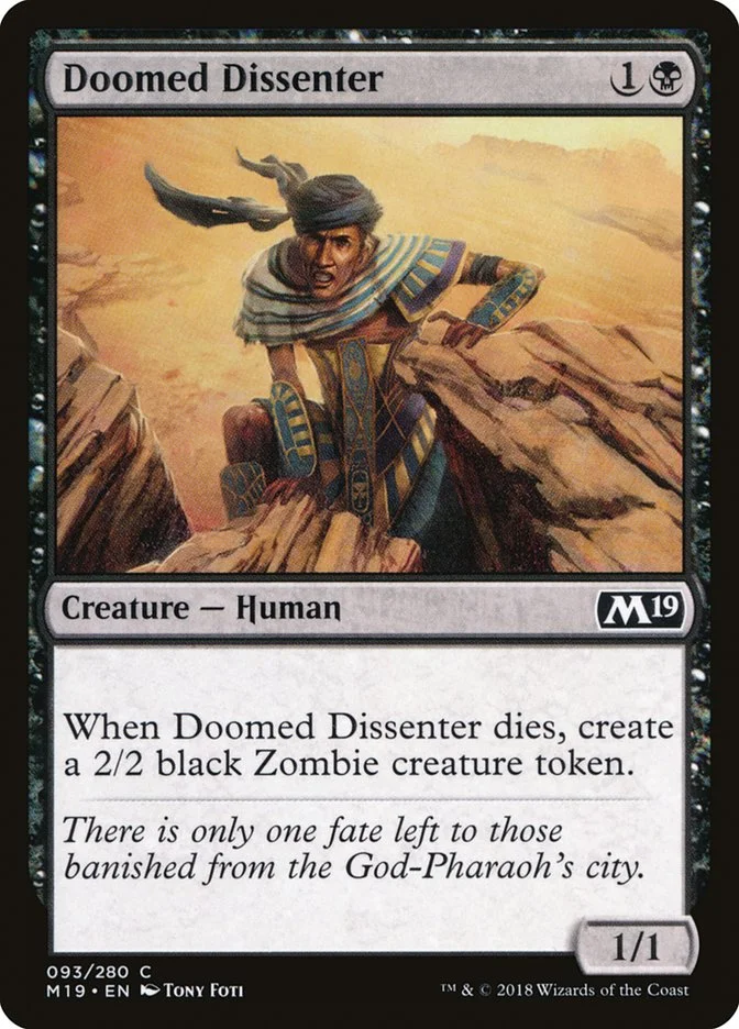 Doomed Dissenter 「M19/93」「EN」