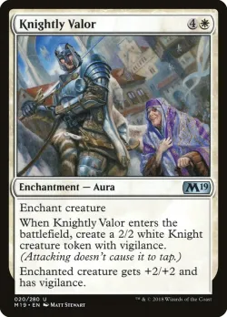 Knightly Valor #20 · Magic: The Gathering