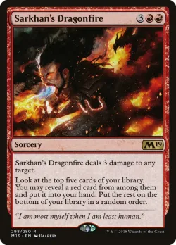 Sarkhan's Dragonfire 「M19/298」「EN」