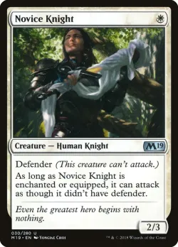 Novice Knight #30 · Magic: The Gathering