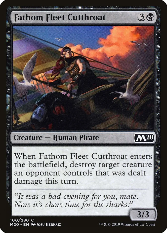 Fathom Fleet Cutthroat 「M20/100」「EN」