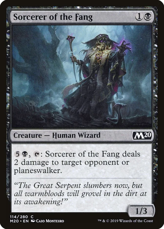 Sorcerer of the Fang 「M20/114」「EN」