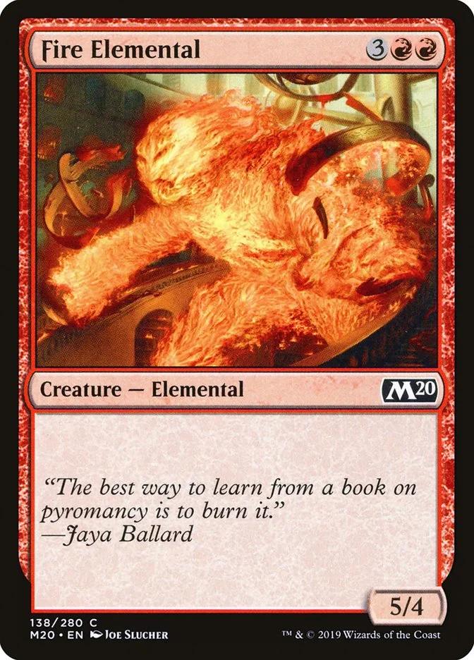 Fire Elemental 「M20/138」「EN」