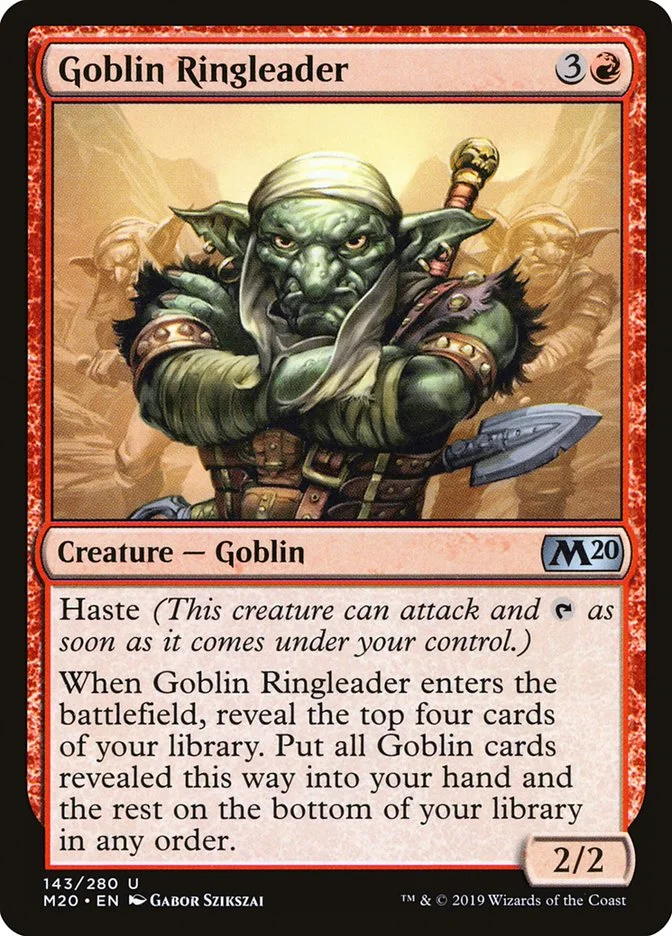 Goblin Ringleader 「M20/143」「EN」