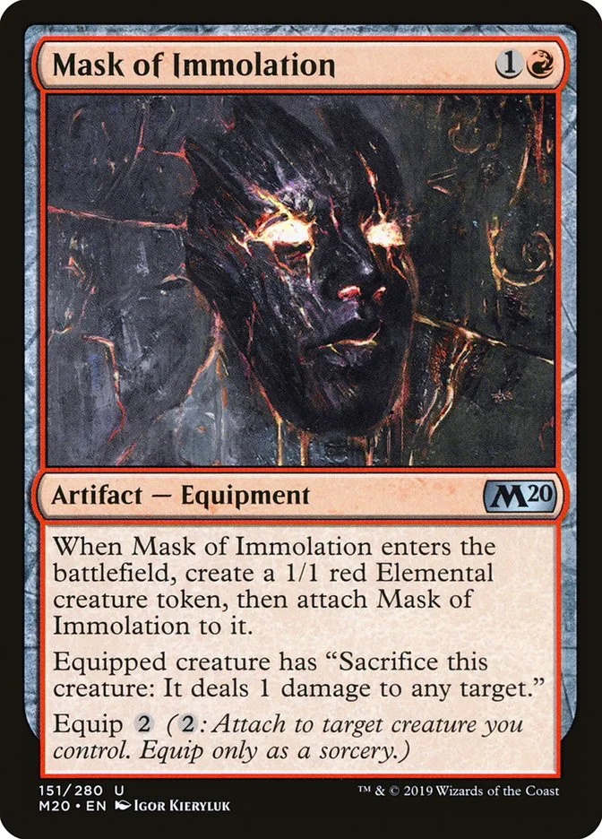 Mask of Immolation 「M20/151」「EN」
