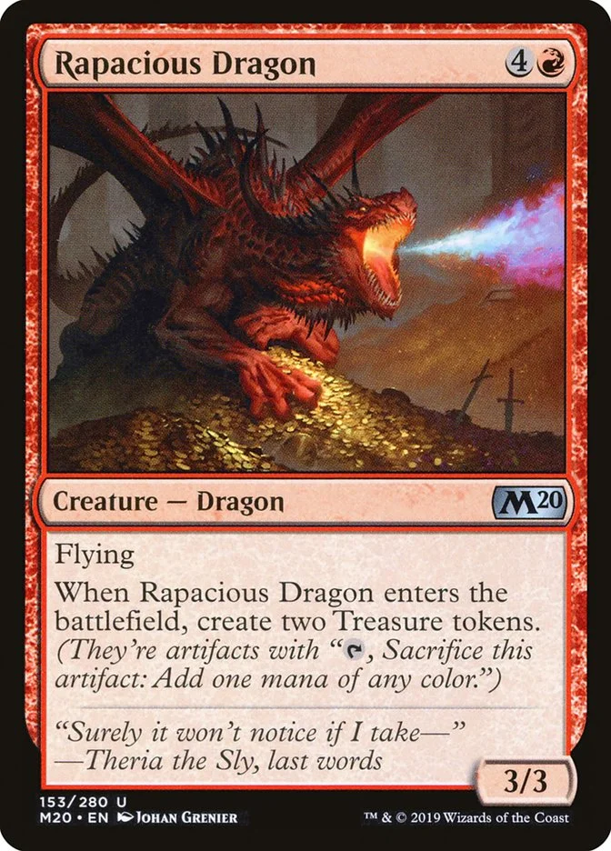 Rapacious Dragon 「M20/153」「EN」