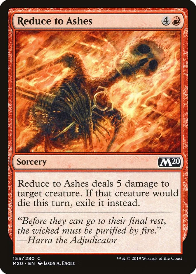 Reduce to Ashes 「M20/155」「EN」