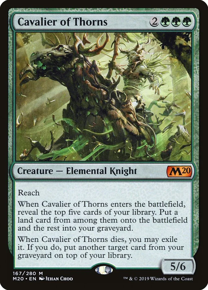 Cavalier of Thorns 「M20/167」「EN」