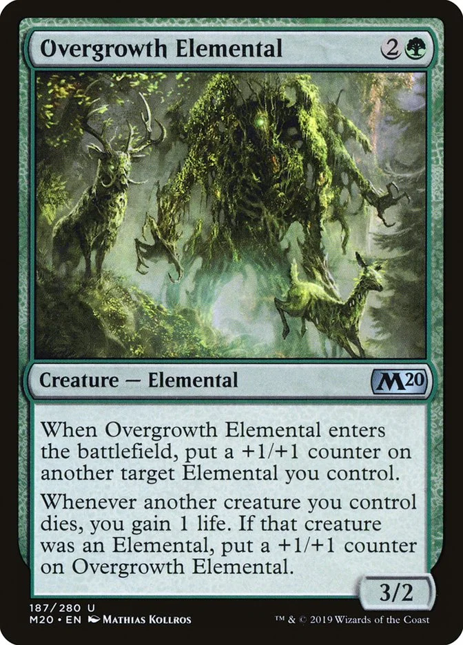 Overgrowth Elemental 「M20/187」「EN」