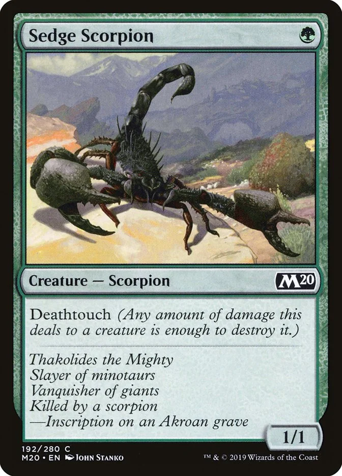 Sedge Scorpion 「M20/192」「EN」