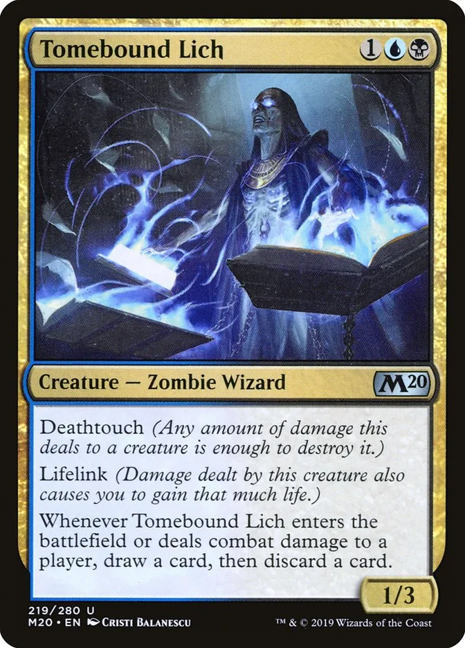 Tomebound Lich 「M20/219」「EN」