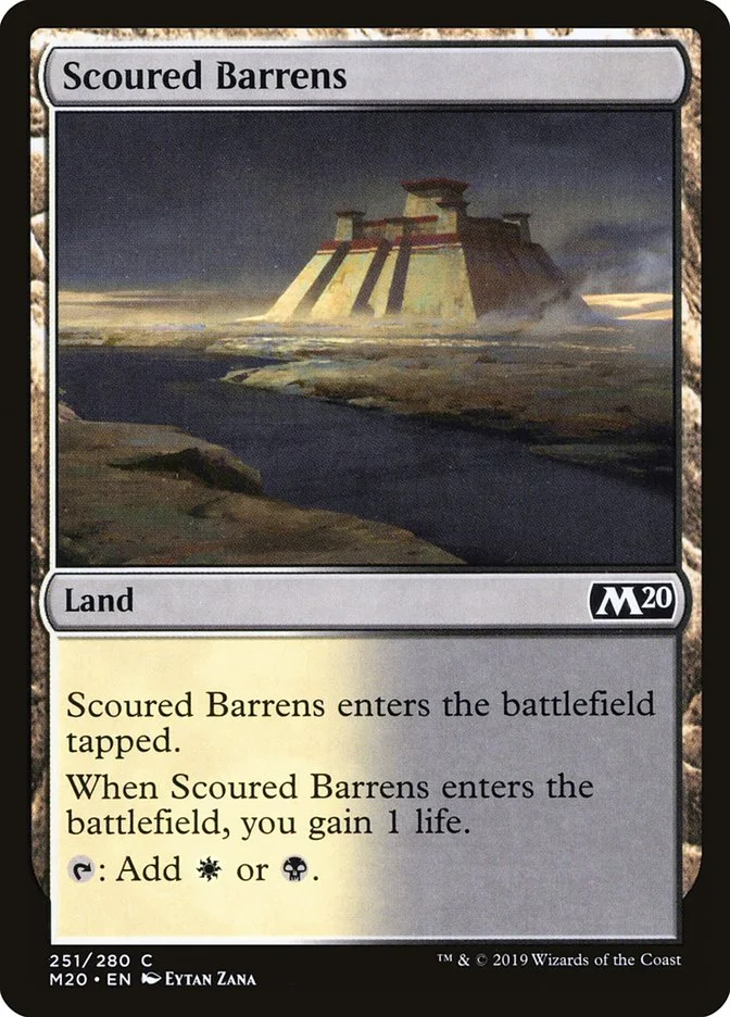 Scoured Barrens 「M20/251」「EN」