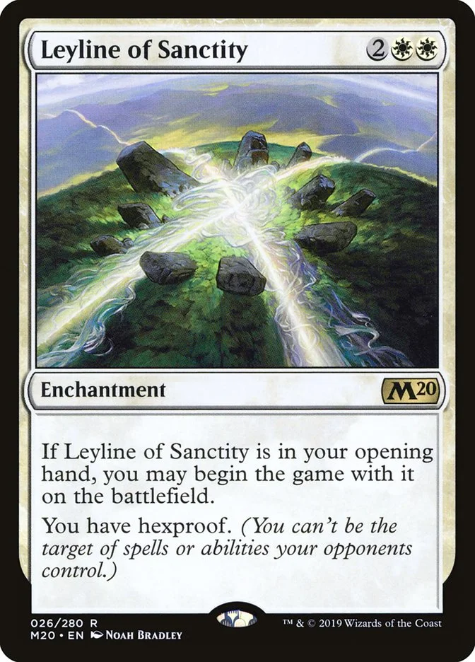 Leyline of Sanctity 「M20/26」「EN」