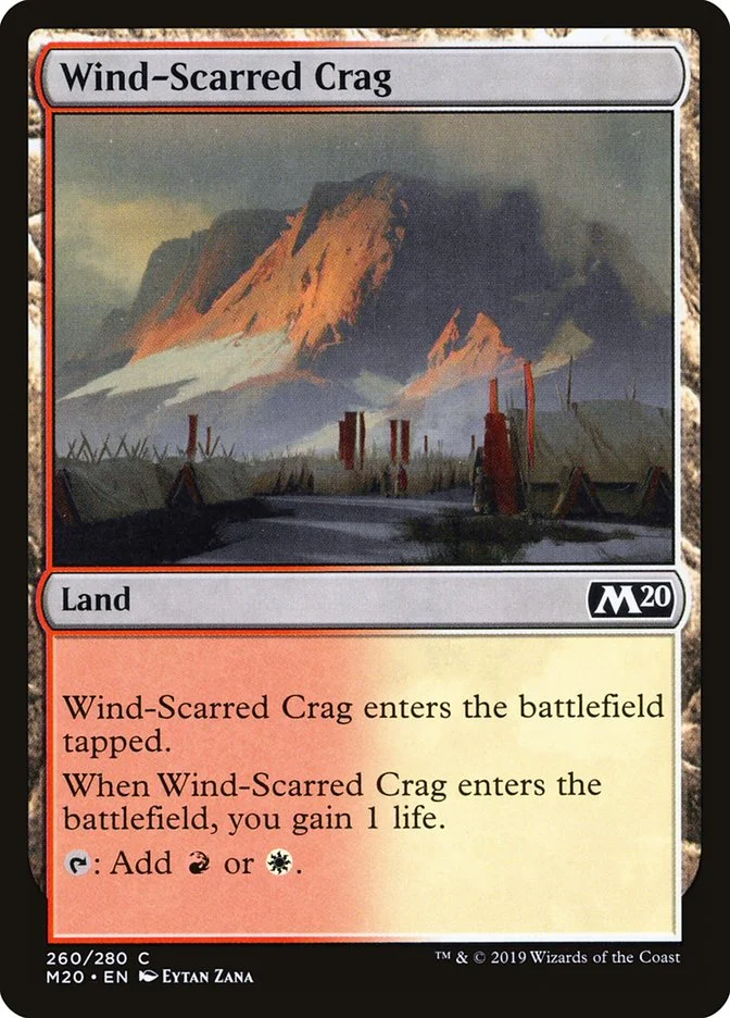 Wind-Scarred Crag 「M20/260」「EN」