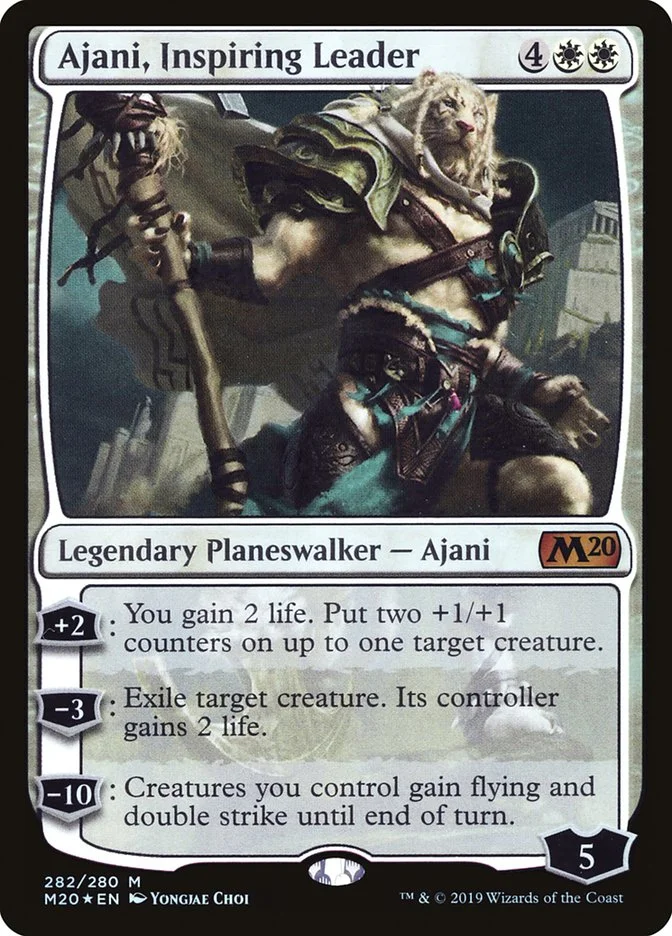 Ajani, Inspiring Leader 「M20/282」「EN」