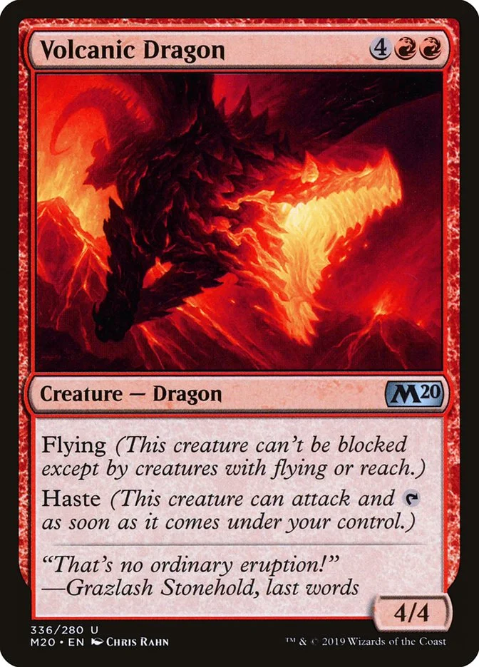 Volcanic Dragon 「M20/336」「EN」