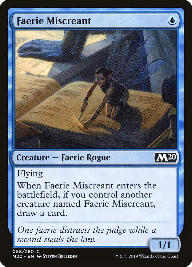 Faerie Miscreant 「M20/58」「EN」