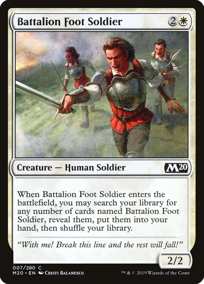 Battalion Foot Soldier 「M20/7」「EN」