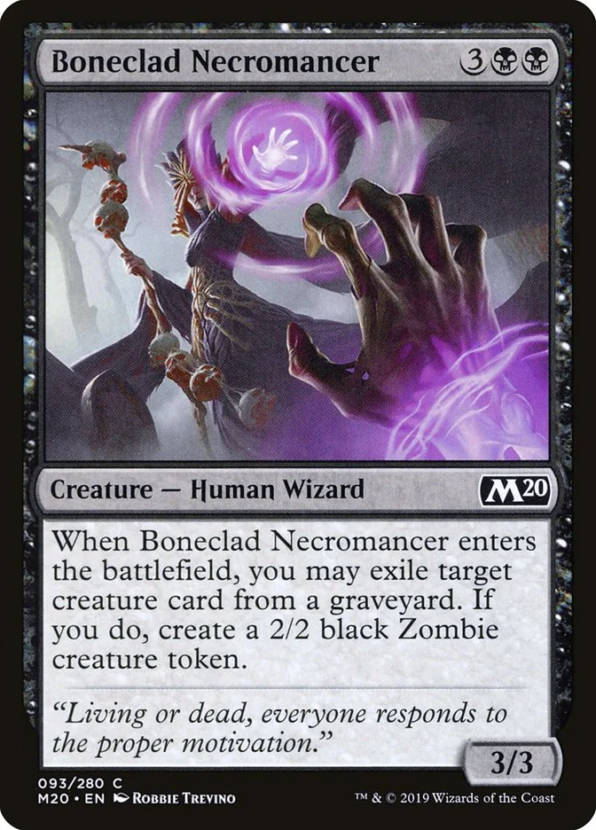 Boneclad Necromancer 「M20/93」「EN」