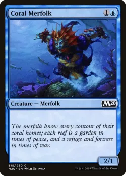 Coral Merfolk 「M20/315」「EN」