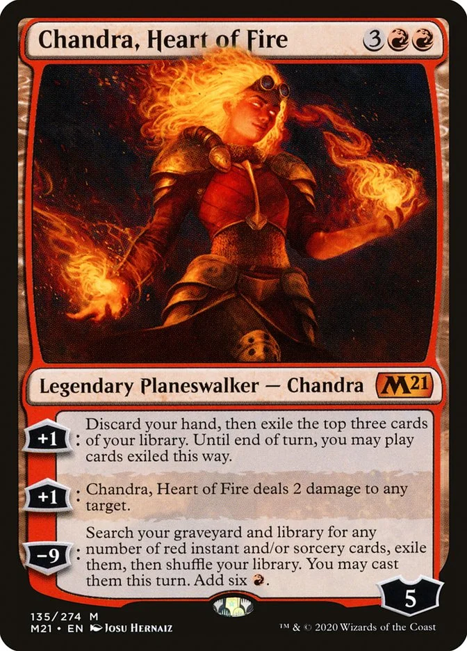 Chandra, Heart of Fire 「M21/135」「EN」