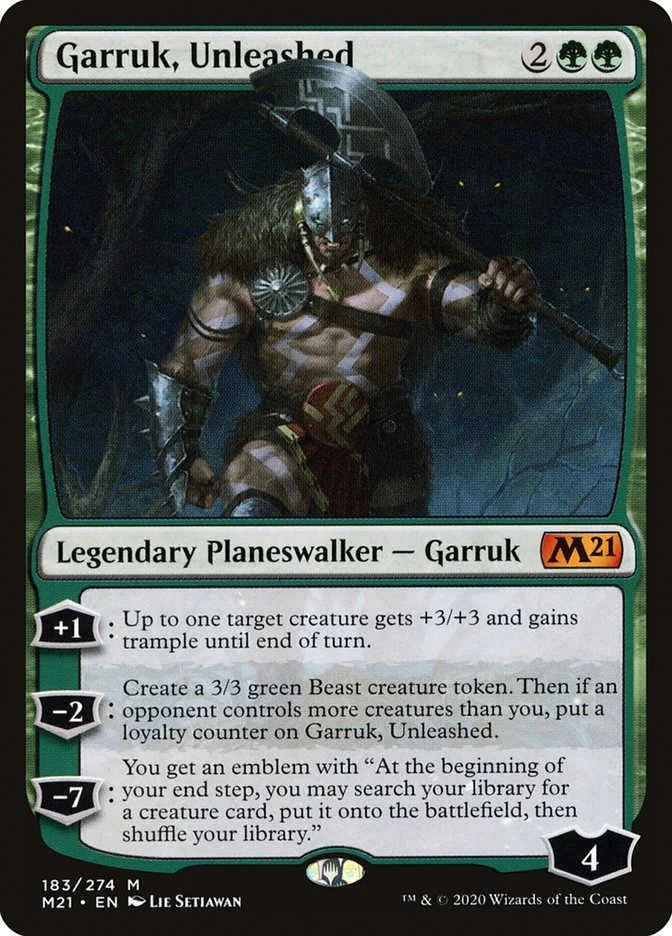 Garruk, Unleashed 「M21/183」「EN」