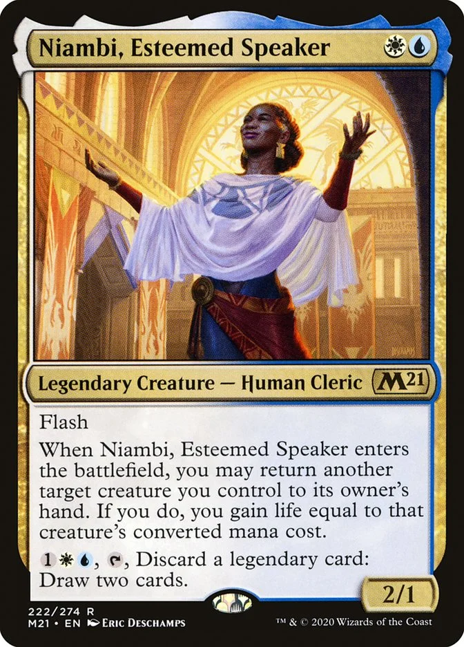 Niambi, Esteemed Speaker 「M21/222」「EN」