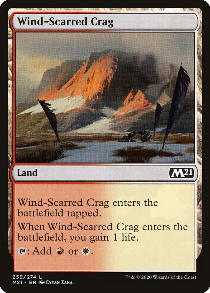 Wind-Scarred Crag 「M21/259」「EN」