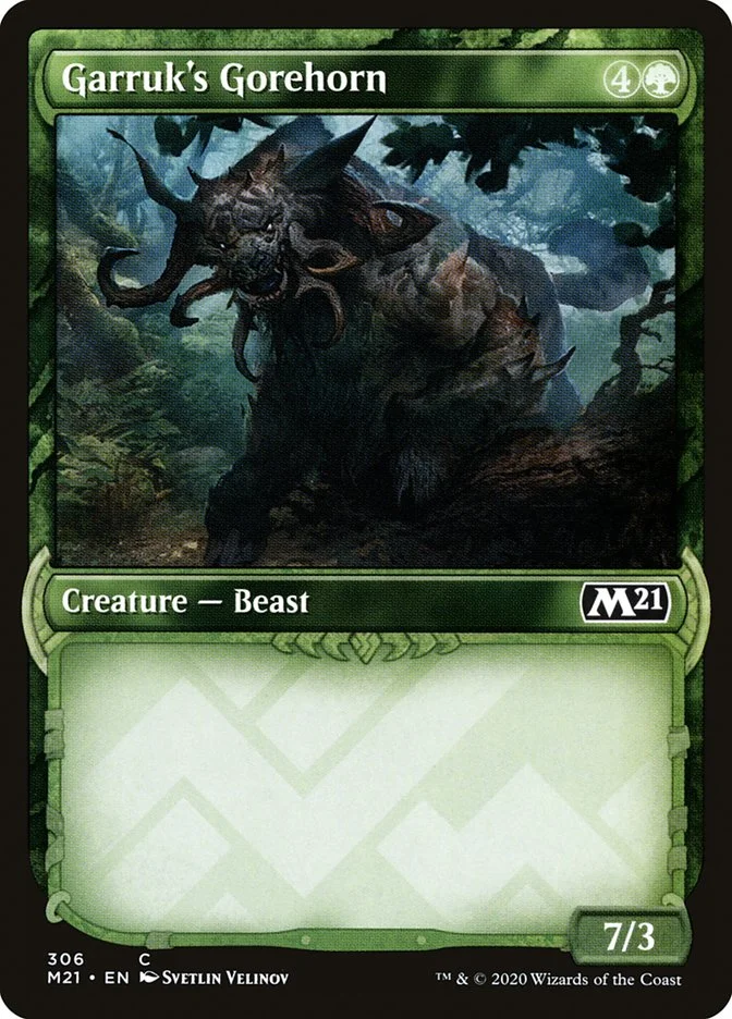 Garruk's Gorehorn 「M21/306」「EN」