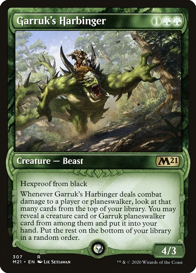 Garruk's Harbinger 「M21/307」「EN」