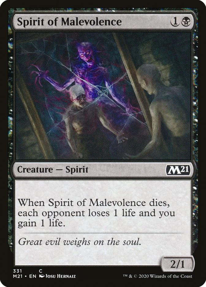 Spirit of Malevolence 「M21/331」「EN」