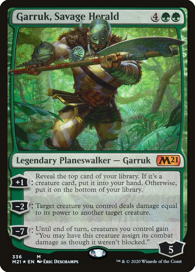 Garruk, Savage Herald 「M21/336」「EN」
