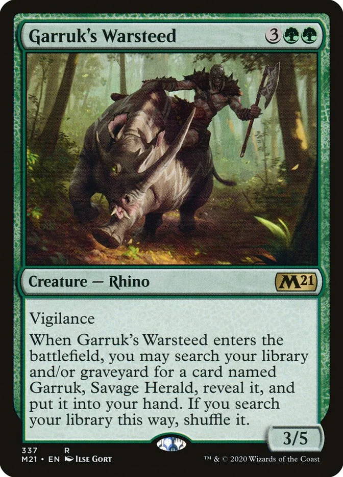 Garruk's Warsteed 「M21/337」「EN」