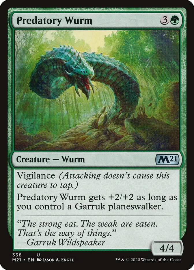 Predatory Wurm 「M21/338」「EN」