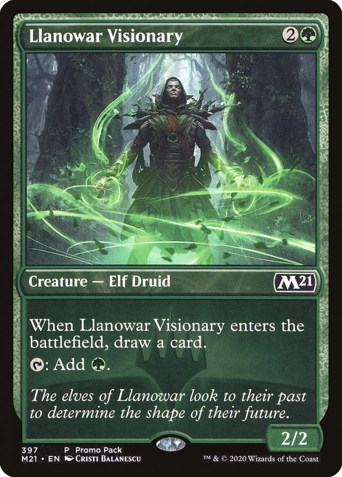 Llanowar Visionary 「M21/397」「EN」