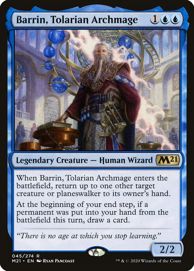 Barrin, Tolarian Archmage 「M21/45」「EN」