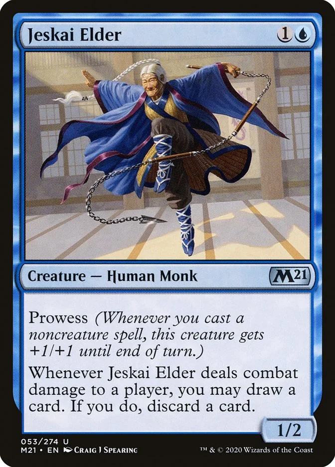 Jeskai Elder 「M21/53」「EN」