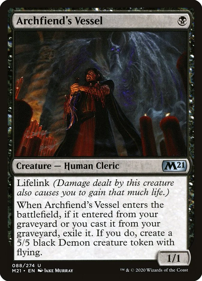 Archfiend's Vessel 「M21/88」「EN」