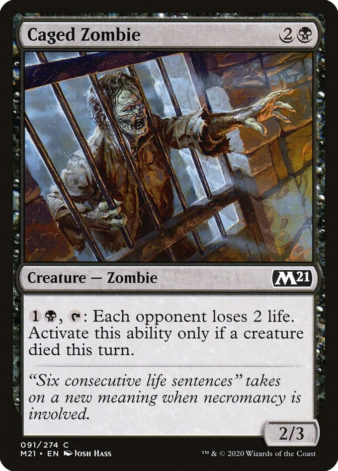 Caged Zombie 「M21/91」「EN」
