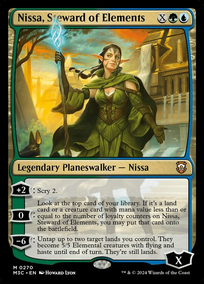Nissa, Steward of Elements 「M3C/270」「EN」